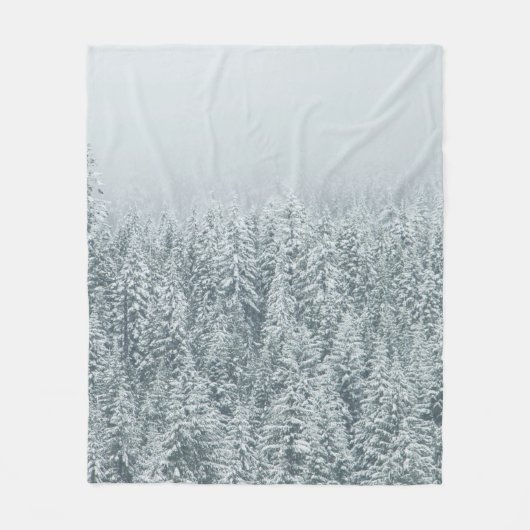 BOMEN VOOR SNEEUW FLEECE DEKEN (Voorkant)