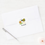 Bomen voor uw eigen bijenontwerp hart sticker (Envelop)