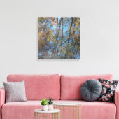 Bomen Water Reflectie Uitgerekte Canvasprint Canvas Afdruk (Insitu (Woonkamer))