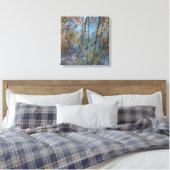 Bomen Water Reflectie Uitgerekte Canvasprint Canvas Afdruk (Insitu (Slaapkamer))