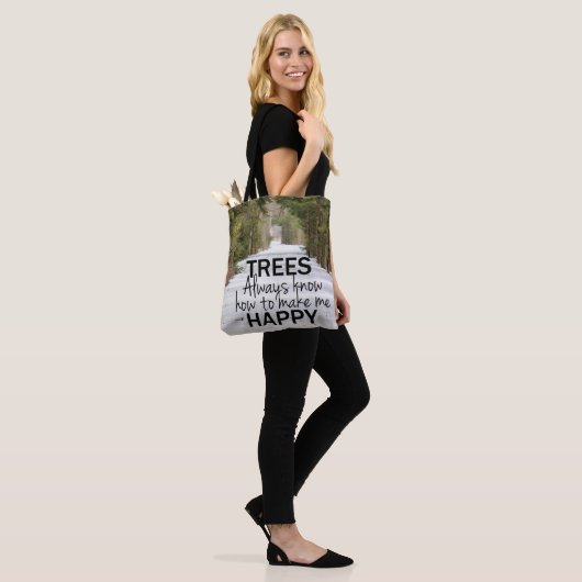Bomen weten altijd hoe ik een fijne Canvas tas moe (Op model)