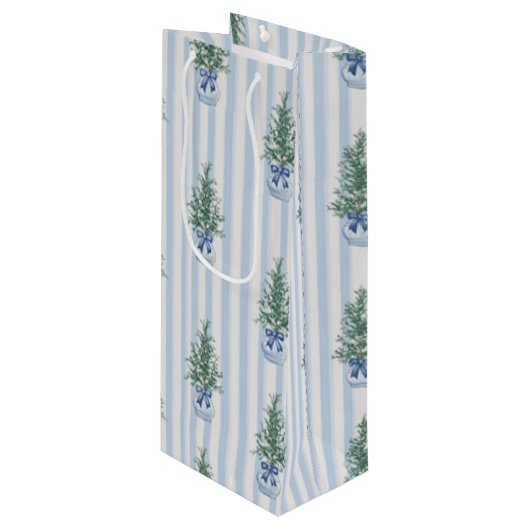 bomen wijn cadeautas (Voorkant Gekanteld)