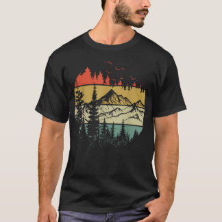 Bomen Wilde dieren Natuur Vintage T-shirt