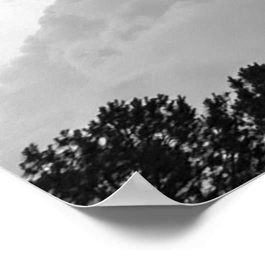 Bomen & Wolken, Poster (Hoek)