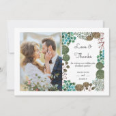 Bomen Woodland Forest | Dank u wel | KAART (Voorkant)