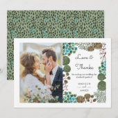 Bomen Woodland Forest | Dank u wel | KAART (Voorkant / Achterkant)