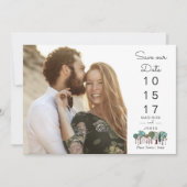 Bomen Woodland Forest | Datum opslaan | KAART (Voorkant)