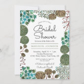 Bomen Woodland Forest | VRIJGEZELLENFEEST | Uitnod Kaart (Voorkant)