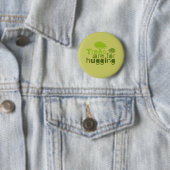 Bomen zijn bestemd om te knuffelen ronde button 5,7 cm (In situ)