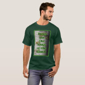 Bomen zijn de Longen van de Aarde Boomverzorger T-shirt (Voorkant volledig)
