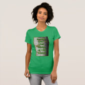 Bomen zijn de Lungs van de Aarde Aborist T-shirt (Voorkant volledig)
