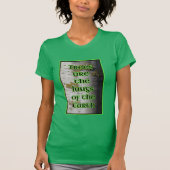 Bomen zijn de Lungs van de Aarde Aborist T-shirt (Voorkant)