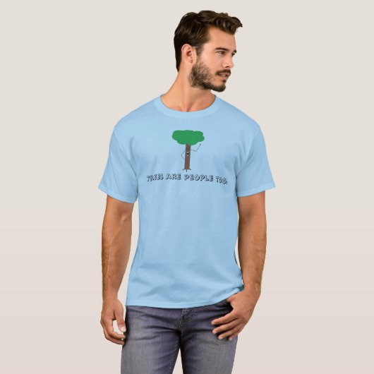 Bomen zijn ook mensen t-shirt (Voorkant volledig)