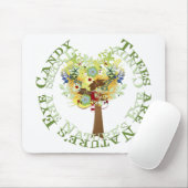 Bomen zijn Snoep Muismat (Met muis)