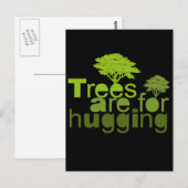 Bomen zijn voor knuffelen T-shirt / Earth Day T-sh Briefkaart (Voorkant / Achterkant)