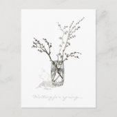 Bomen zullen bloeien briefkaart (Voorkant)