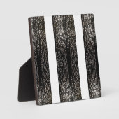 Bomen zwart en wit fotoplaat (Voorkant)