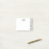 Bomen Zwart en Wit Illustratie Gepersonaliseerd Post-it® Notes (Op bureau)