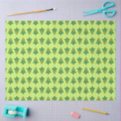 Bomenpatroon op groen tissuepapier (Craft)