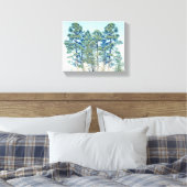 Bomenrij Canvas Afdruk (Insitu (Slaapkamer))