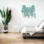 Bomenrij Canvas Afdruk