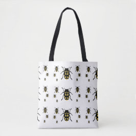 Bometelbugs op wit tote bag