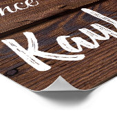  bommen Kies een zitplaats Poster (Hoek)