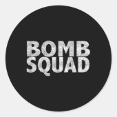 Bommen Squad EOD Ronde Sticker (Voorkant)