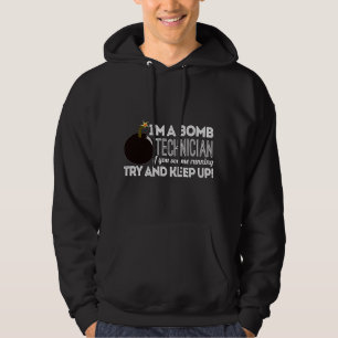 Bommenexpert Grappig Cadeau - Als Je Me Ziet Renne Hoodie