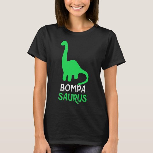 Bompa-saurus Funny Dino Dinosaur Bompasaurus  T-shirt (Voorkant)