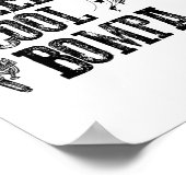 Bompa visspoel Cool Bompa grappig cadeau Poster (Hoek)
