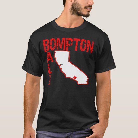 Bompton (Compton), Californië T-shirt (Voorkant)