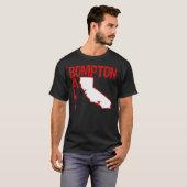 Bompton (Compton), Californië T-shirt (Voorkant volledig)