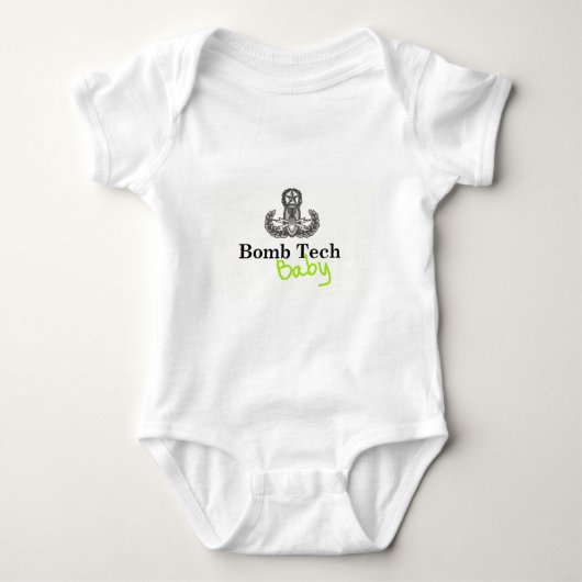 bomtech baby green romper (Voorkant)