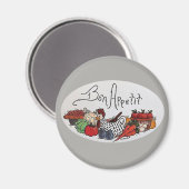 Bon Apetite Magnet (Voorkant / Achterkant)