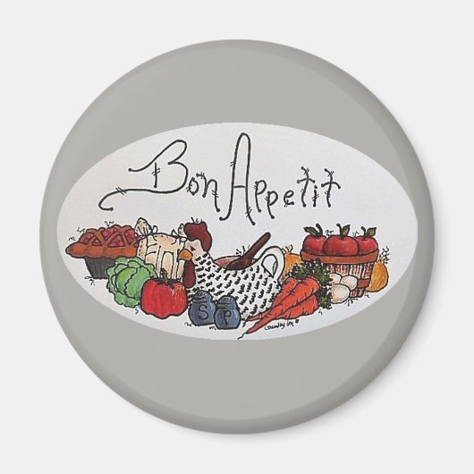 Bon Apetite Magnet (Voorkant)