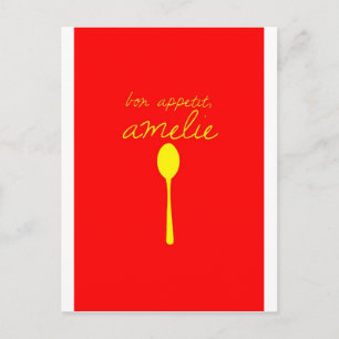 Bon appetit, Amelie Briefkaart
