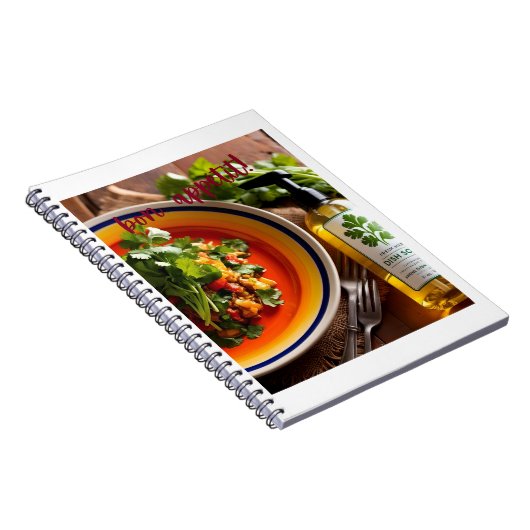 Bon Appétit – Anti-K koriander Zeep G grap Notitieboek (Rechterzijde)