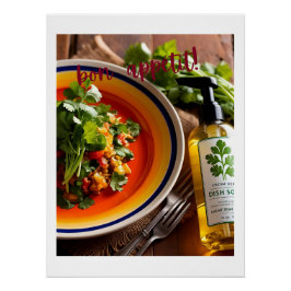 Bon Appétit – Anti-koriander zeepgrap Perfect Poster