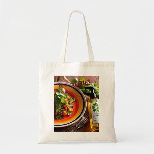 Bon Appétit – Anti-koriander zeepgrap Tote Bag (Voorkant)