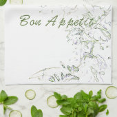 Bon Appetit Artichoke Theedoek (Gevouwen)