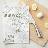 Bon Appetit Artichoke Theedoek (Quarter Fold)