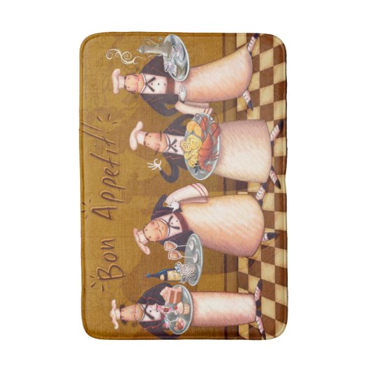 Bon Appétit Badmat (Voorkant Verticaal)