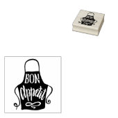 Bon Appetit Baking Schort Rubberstempel (Gestempeld)