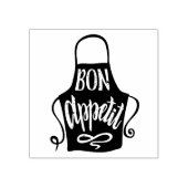 Bon Appetit Baking Schort Rubberstempel (Afrduk)