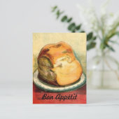 Bon Appetit Bread Recipe Card Briefkaart (Staand voorkant)