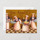 Bon Appétit Briefkaart (Voorkant / Achterkant)