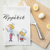 Bon Appétit Chef Family Theedoek (Quarter Fold)