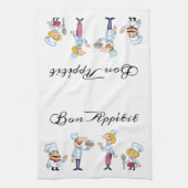 Bon Appétit Chef Family Theedoek (Verticaal)