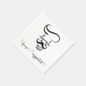 Bon Appetit Chef Paper Napkin Servet (Hoek)